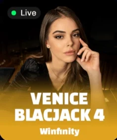 Venice Blackjack 4 game tile